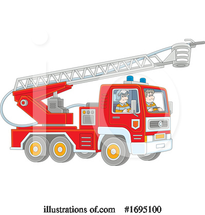 Fireman Clipart #1695100 by Alex Bannykh