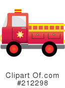 Fire Truck Clipart #212298 by Pams Clipart
