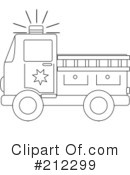 Fire Truck Clipart #212299 by Pams Clipart