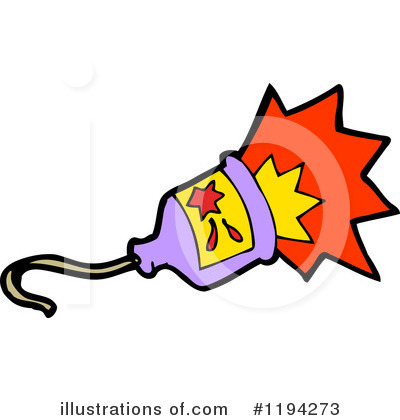 Royalty-Free (RF) Firecracker Clipart Illustration by lineartestpilot - Stock Sample #1194273