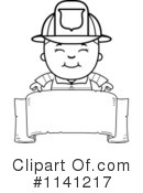 Firefighter Clipart #1141217 by Cory Thoman