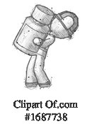Firefighter Clipart #1687738 by Leo Blanchette