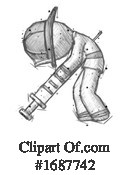 Firefighter Clipart #1687742 by Leo Blanchette