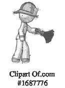 Firefighter Clipart #1687776 by Leo Blanchette