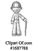 Firefighter Clipart #1687788 by Leo Blanchette