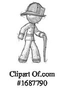 Firefighter Clipart #1687790 by Leo Blanchette