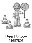 Firefighter Clipart #1687805 by Leo Blanchette