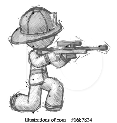 Royalty-Free (RF) Firefighter Clipart Illustration by Leo Blanchette - Stock Sample #1687824