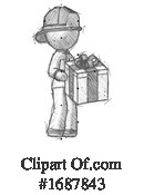 Firefighter Clipart #1687843 by Leo Blanchette