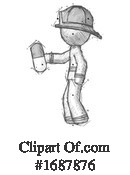 Firefighter Clipart #1687876 by Leo Blanchette
