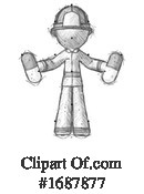 Firefighter Clipart #1687877 by Leo Blanchette