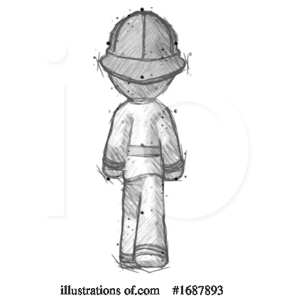 Royalty-Free (RF) Firefighter Clipart Illustration by Leo Blanchette - Stock Sample #1687893