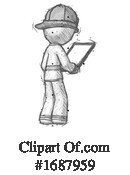 Firefighter Clipart #1687959 by Leo Blanchette
