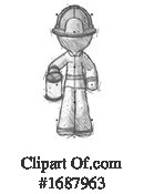 Firefighter Clipart #1687963 by Leo Blanchette