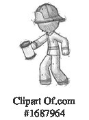 Firefighter Clipart #1687964 by Leo Blanchette