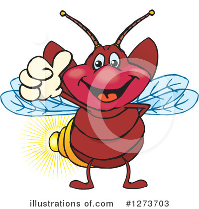 Royalty-Free (RF) Firefly Clipart Illustration by Dennis Holmes Designs - Stock Sample #1273703