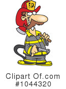 Fireman Clipart #1044320 by toonaday
