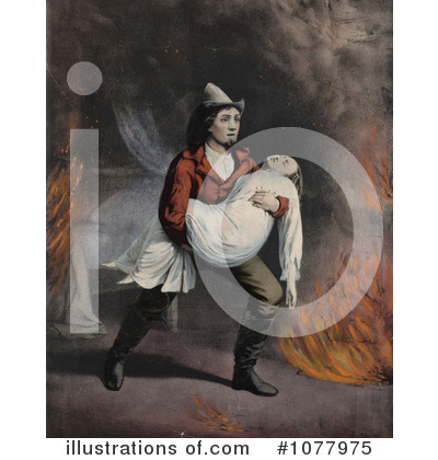 Royalty-Free (RF) Fireman Clipart Illustration by JVPD - Stock Sample #1077975