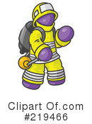 Fireman Clipart #219466 by Leo Blanchette