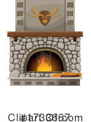 Fireplace Clipart #1733667 by Vector Tradition SM