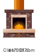 Fireplace Clipart #1733670 by Vector Tradition SM
