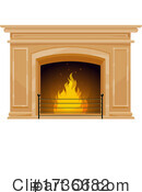 Fireplace Clipart #1736682 by Vector Tradition SM
