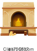 Fireplace Clipart #1736687 by Vector Tradition SM