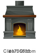 Fireplace Clipart #1736688 by Vector Tradition SM