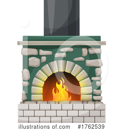 Royalty-Free (RF) Fireplace Clipart Illustration by Vector Tradition SM - Stock Sample #1762539