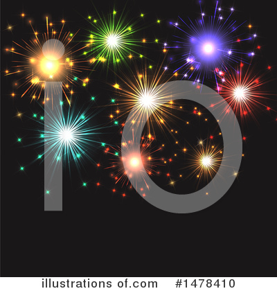 Royalty-Free (RF) Fireworks Clipart Illustration by KJ Pargeter - Stock Sample #1478410