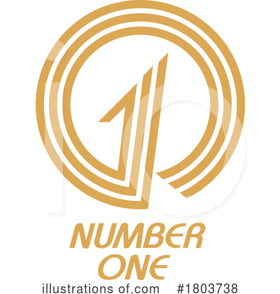 Number One Clipart #1803738 by Vector Tradition SM
