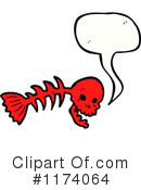 Fish Bone Clipart #1174064 by lineartestpilot