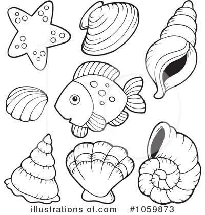 Royalty-Free (RF) Fish Clipart Illustration by visekart - Stock Sample #1059873