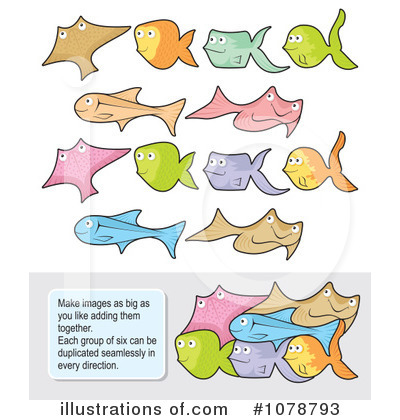 Royalty-Free (RF) Fish Clipart Illustration by Any Vector - Stock Sample #1078793