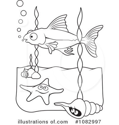 Royalty-Free (RF) Fish Clipart Illustration by Any Vector - Stock Sample #1082997