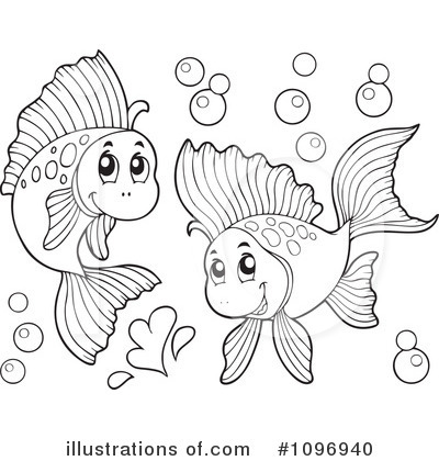 Royalty-Free (RF) Fish Clipart Illustration by visekart - Stock Sample #1096940