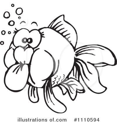 Royalty-Free (RF) Fish Clipart Illustration by Dennis Holmes Designs - Stock Sample #1110594
