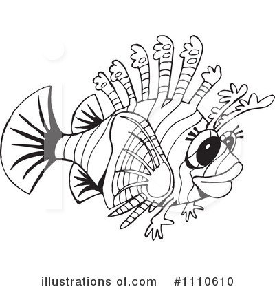 Royalty-Free (RF) Fish Clipart Illustration by Dennis Holmes Designs - Stock Sample #1110610