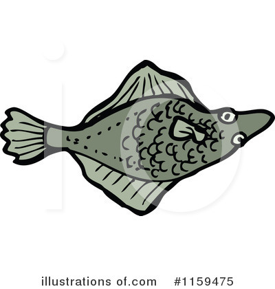 Flounder Clipart #1159475 by lineartestpilot