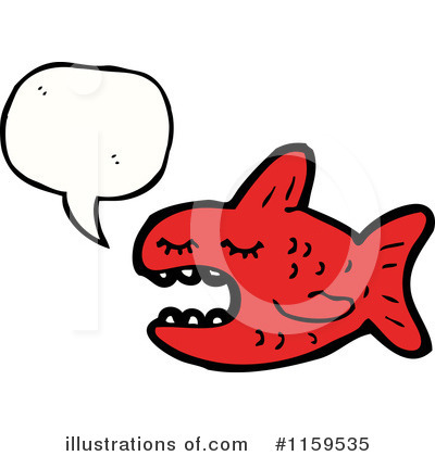 Royalty-Free (RF) Fish Clipart Illustration by lineartestpilot - Stock Sample #1159535