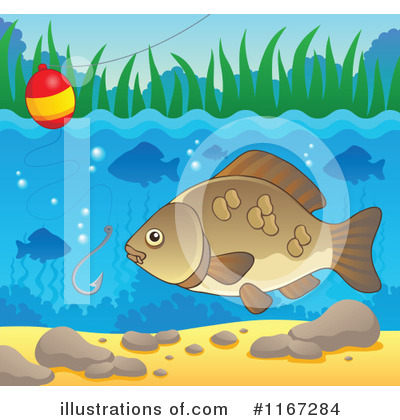 Royalty-Free (RF) Fish Clipart Illustration by visekart - Stock Sample #1167284