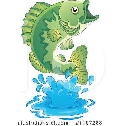 Royalty-Free (RF) Fish Clipart Illustration by visekart - Stock Sample #1167288