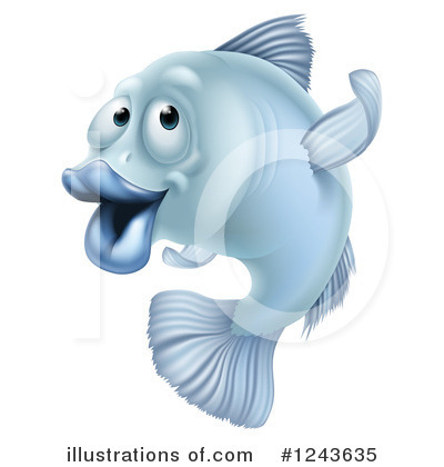 Trout Clipart #1243635 by AtStockIllustration