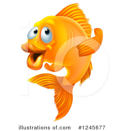 Goldfish Clipart #1245677 by AtStockIllustration