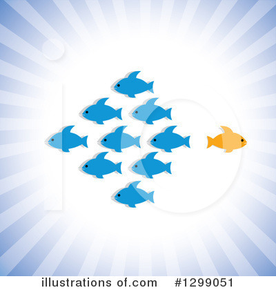 Royalty-Free (RF) Fish Clipart Illustration by ColorMagic - Stock Sample #1299051