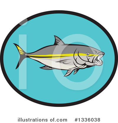 Kingfish Clipart #1336038 by patrimonio