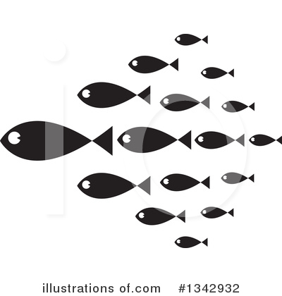 Royalty-Free (RF) Fish Clipart Illustration by ColorMagic - Stock Sample #1342932