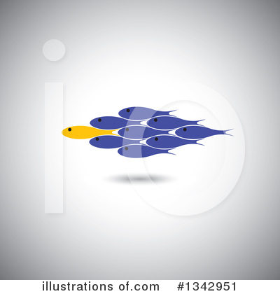 Royalty-Free (RF) Fish Clipart Illustration by ColorMagic - Stock Sample #1342951