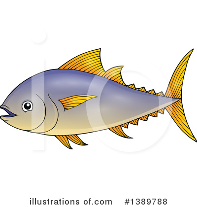 Tuna Fish Clipart #1389788 by visekart