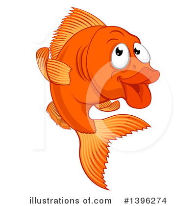 Goldfish Clipart #1396274 by AtStockIllustration
